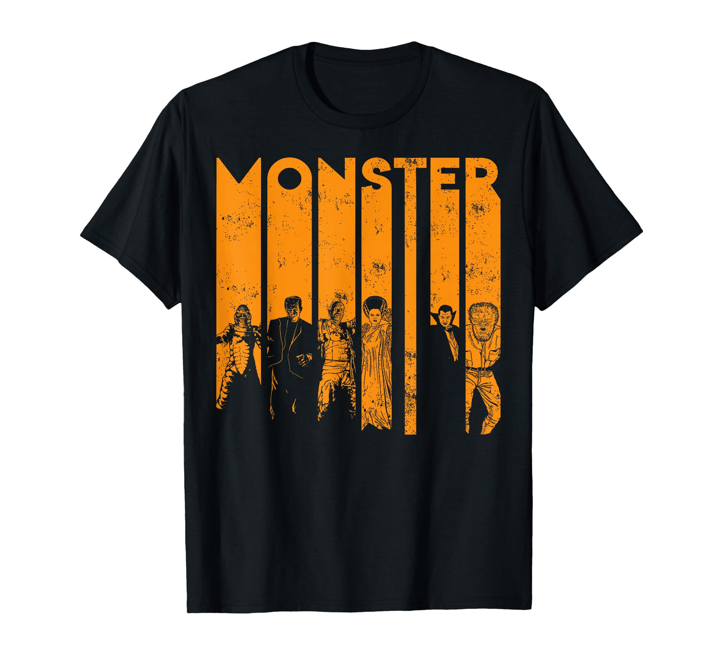 Universal Monsters Letter Group Shot T-Shirt