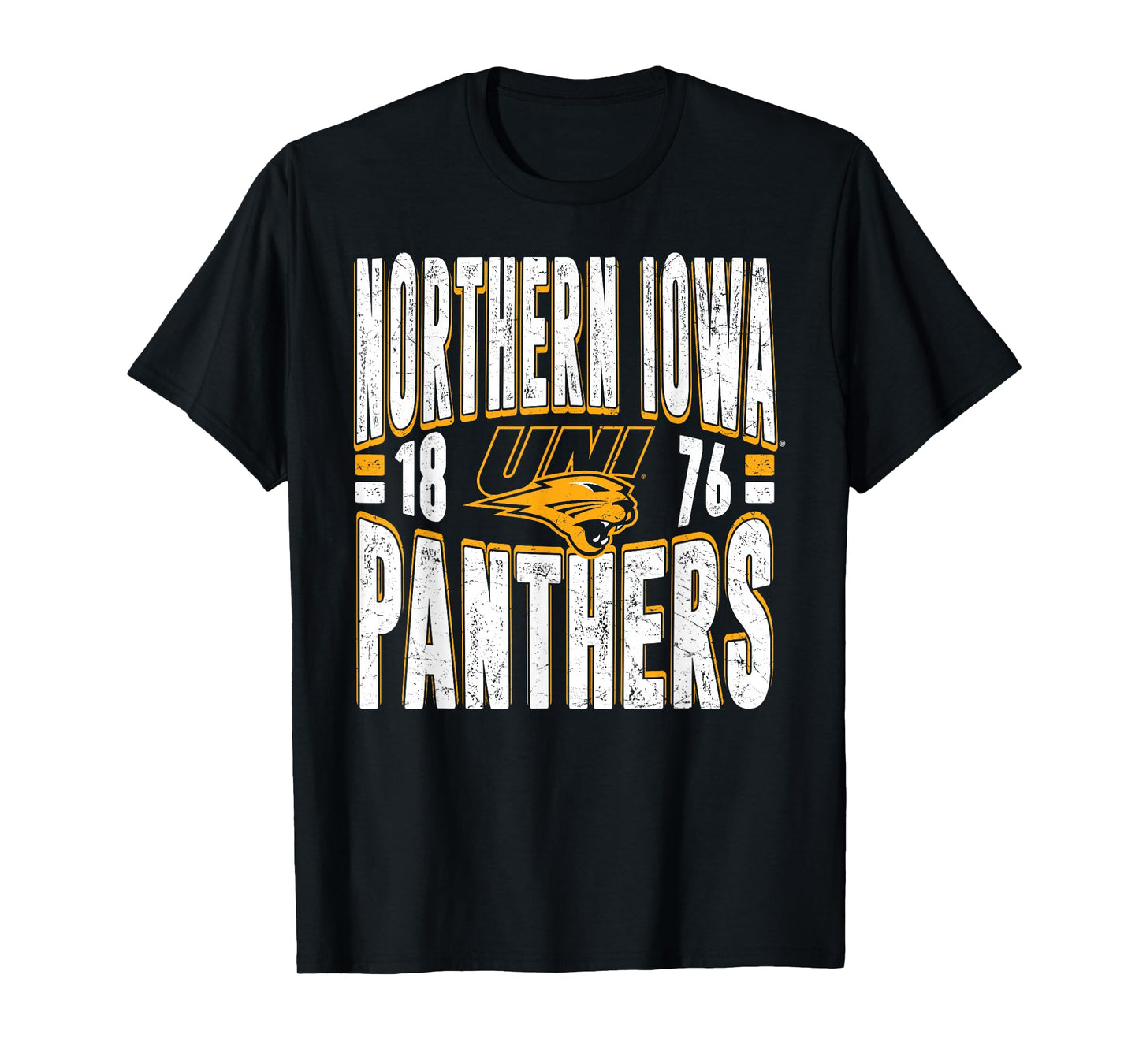 Northern Iowa Panthers Vintage 90's Retro Purple T-Shirt