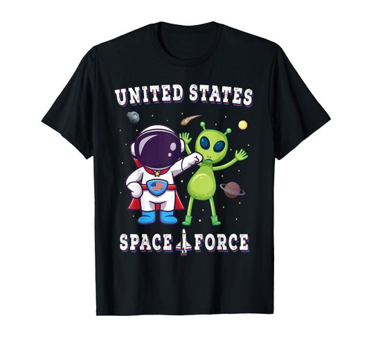 United States Space Force Funny Alien Military T-Shirt