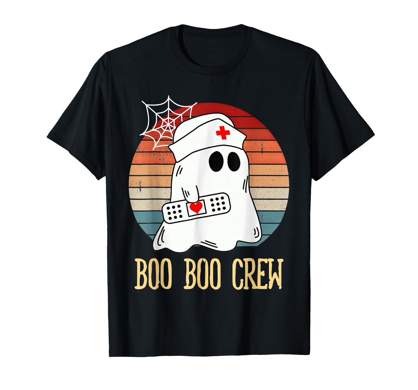 Boo Boo Crew Nurse Ghost Halloween Costume T-Shirt