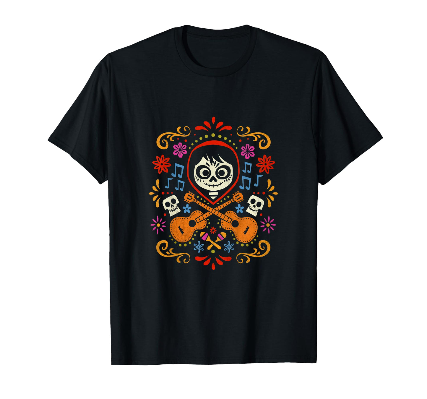 Kids Disney Pixar Coco Miguel Guitar Celebration Toddler T-Shirt