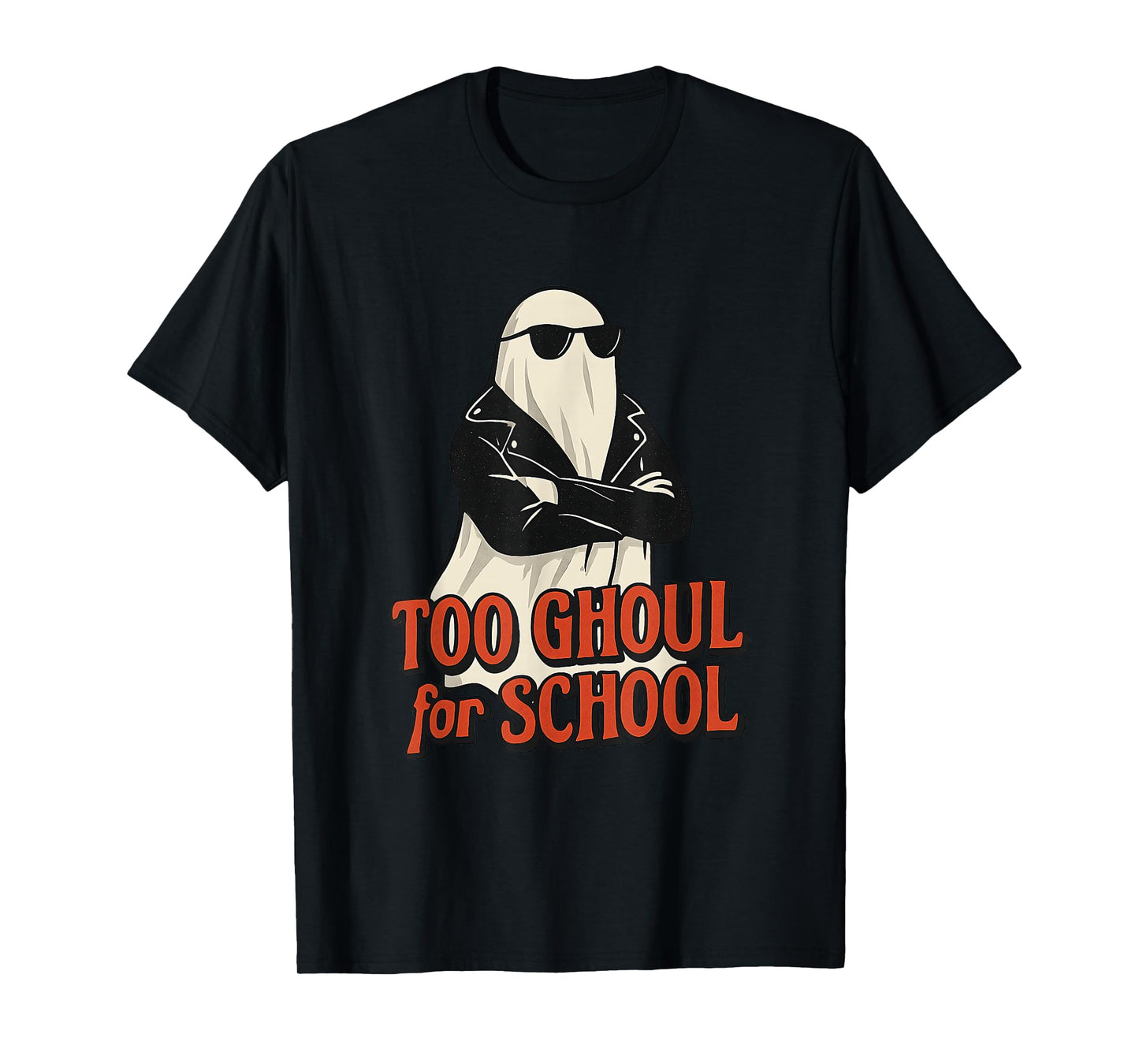 Too Ghoul For School Funny Halloween Spooky Boo Kids Costume T-Shirt