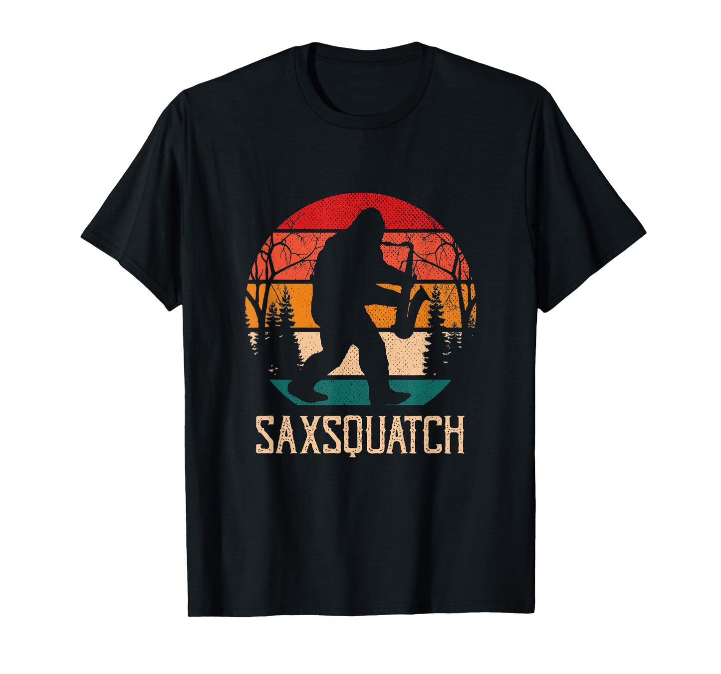 Saxsquatch Musical, Instrument, Music Saxophone T-Shirt