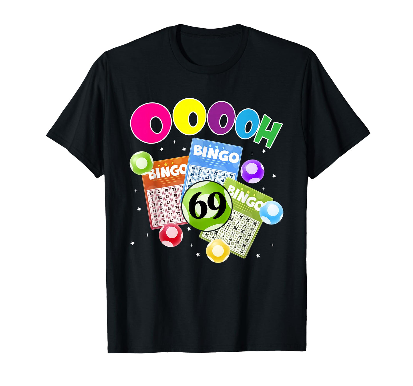 OOOOH Bingo Bingo Bingo 69 Winning Bingo Design T-Shirt