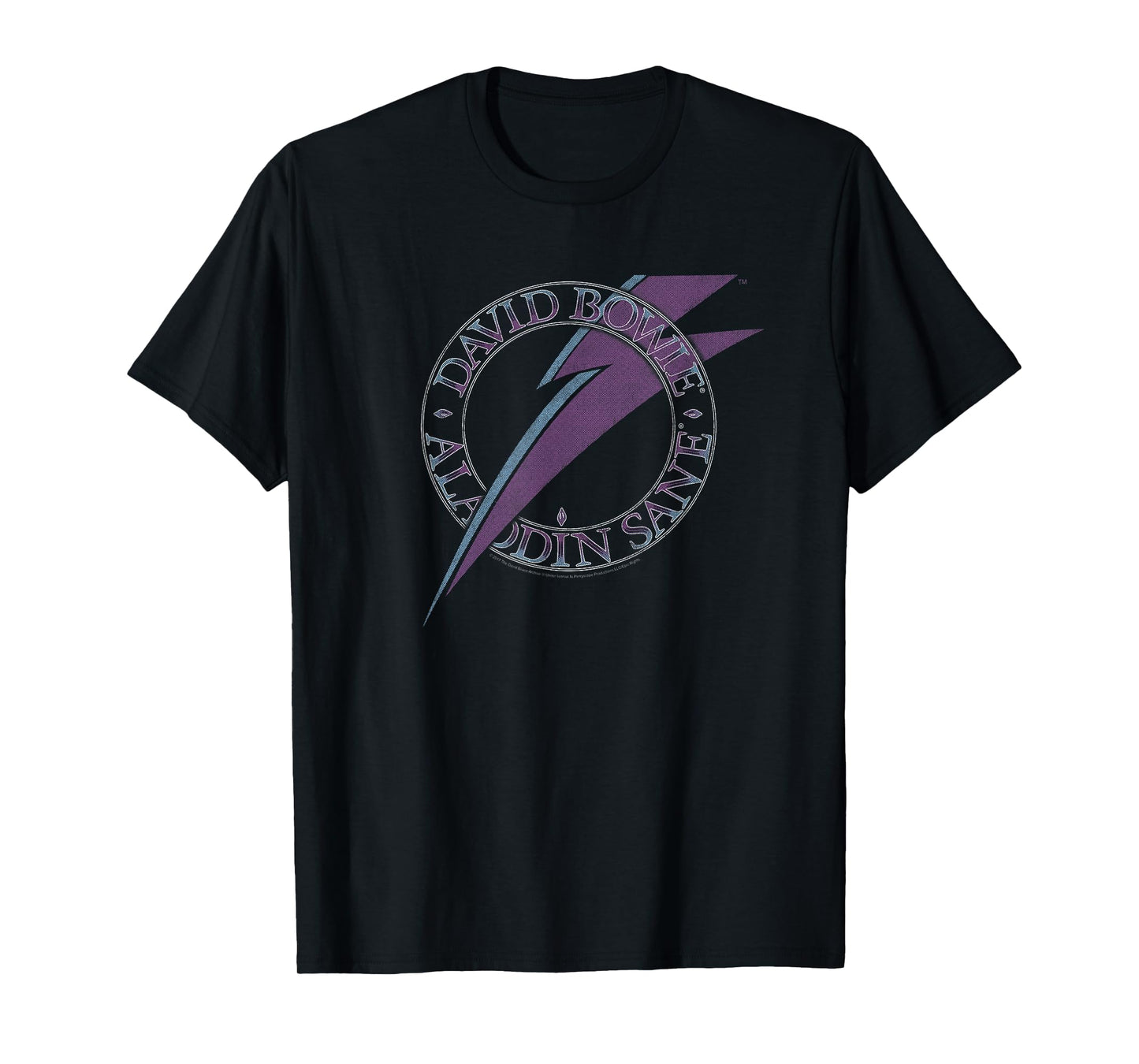 David Bowie - Aladdin Sane Lightning Logo T-Shirt