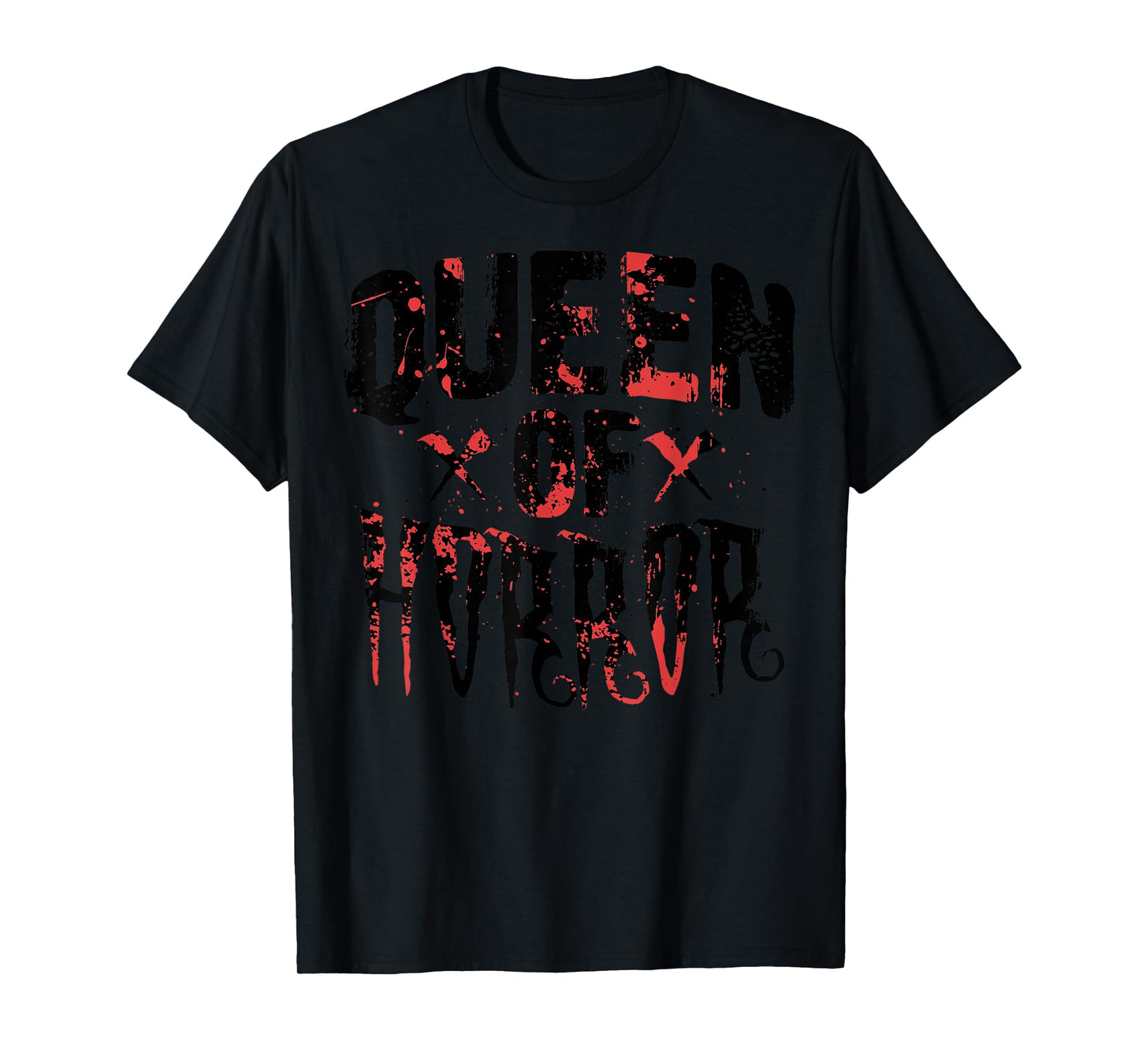 Funny Horror Movie Gift Scary Queen Of Horror Mother's Day T-Shirt