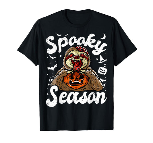 Sloth Boo Zombie Trick Or Treat Halloween Costume T-Shirt