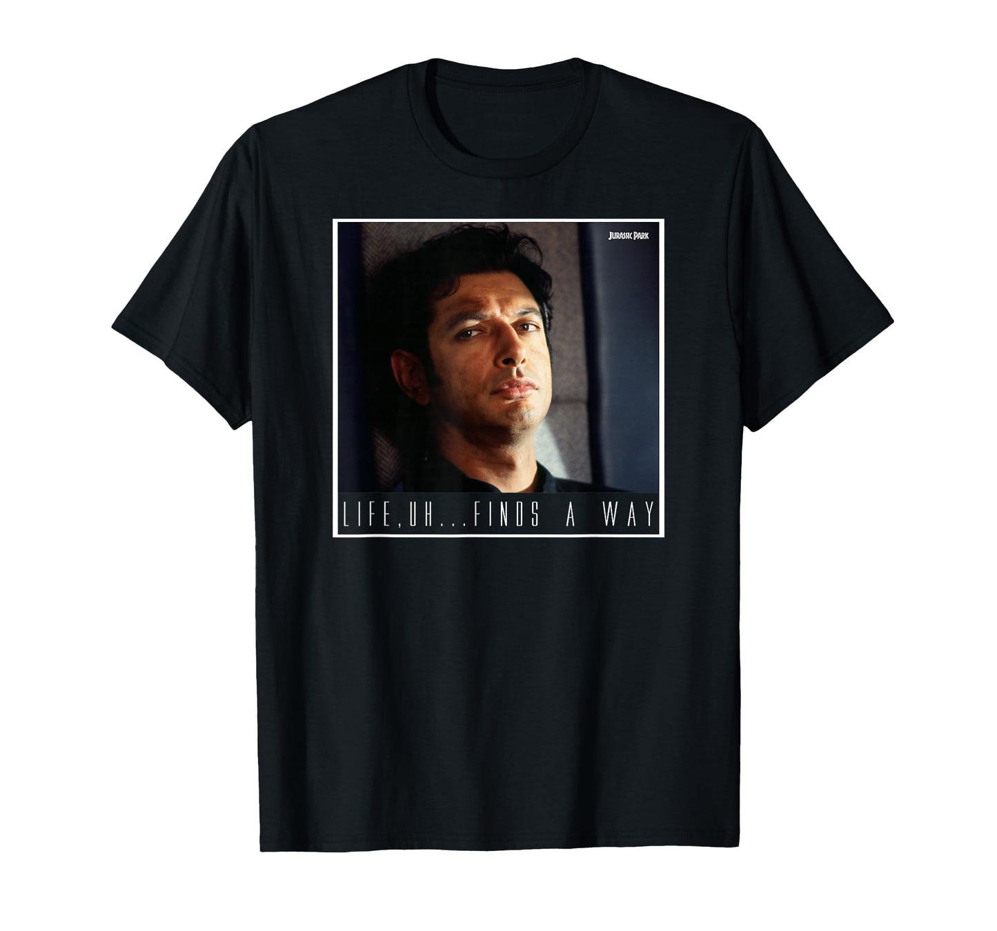 Jurassic Park Ian Malcolm Life Finds A Way Graphic T-Shirt T-Shirt
