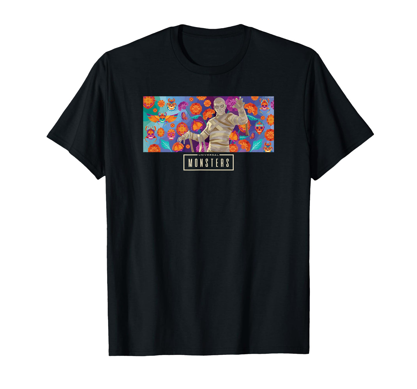 Universal Monsters The Mummy Día De Los Muertos T-Shirt