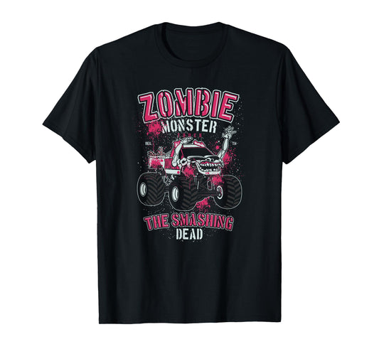 FUNNY MONSTER TRUCK ZOMBIE MONSTER THE SMASHING DEAD TRUCK T-Shirt