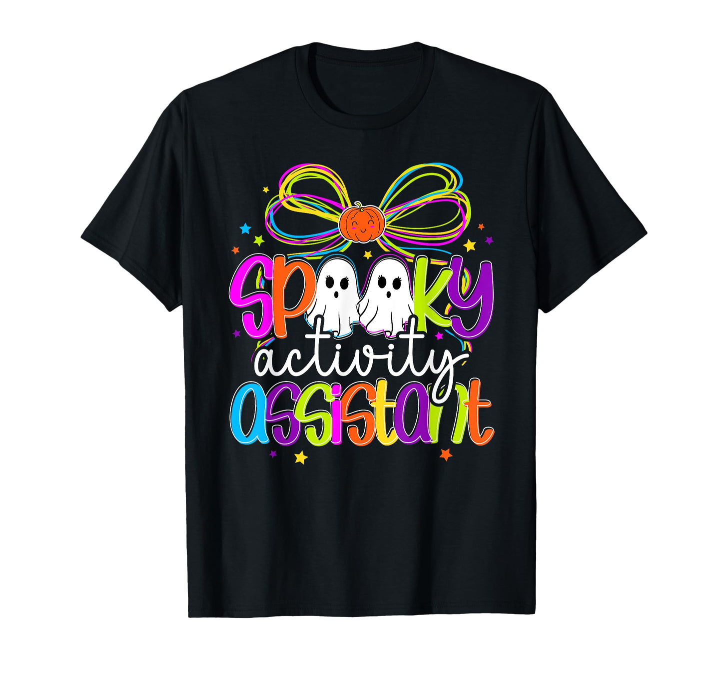 Spooky Activity Assistant Halloween Activities Assistant T-Shirt
