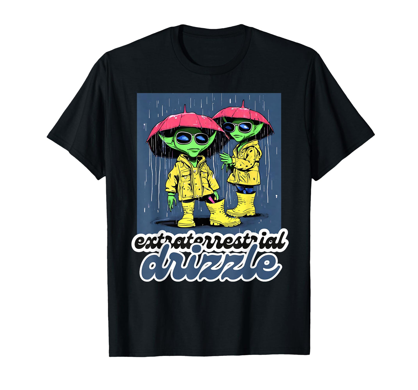 Extraterrestrial Drizzle Alien Design T-Shirt