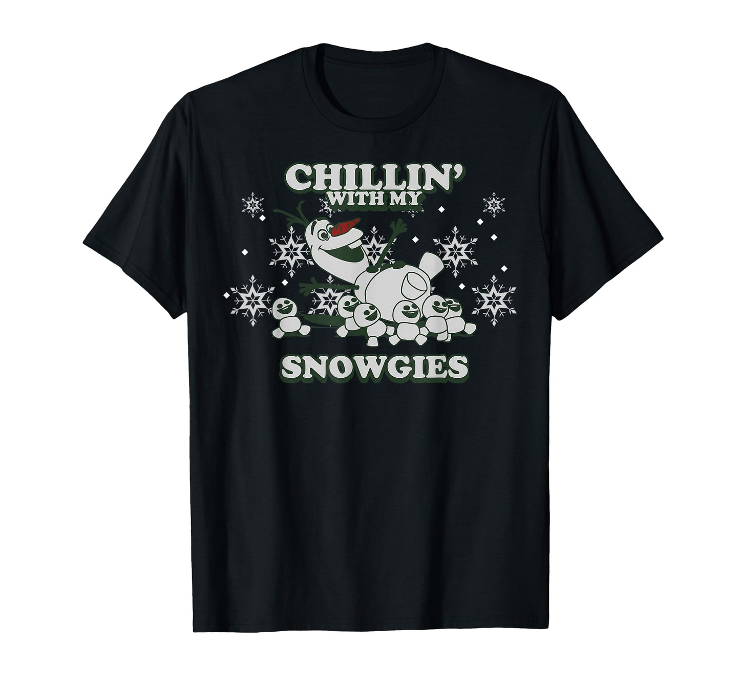 Disney Frozen Olaf Chillin' with My Snowgies Snowflake T-Shirt