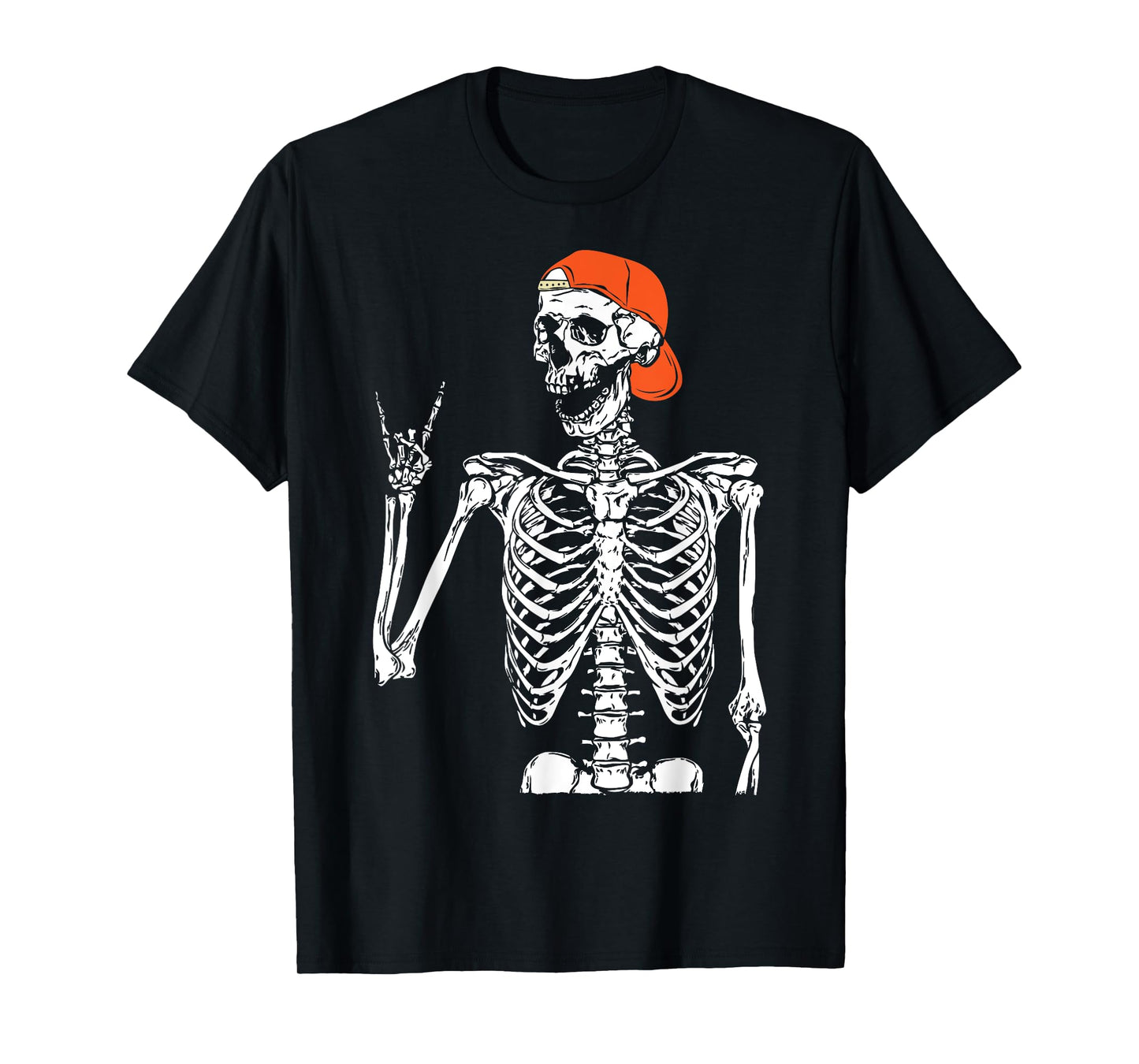 Rocker Skeleton Hand Rock On Costume Funny T-Shirt