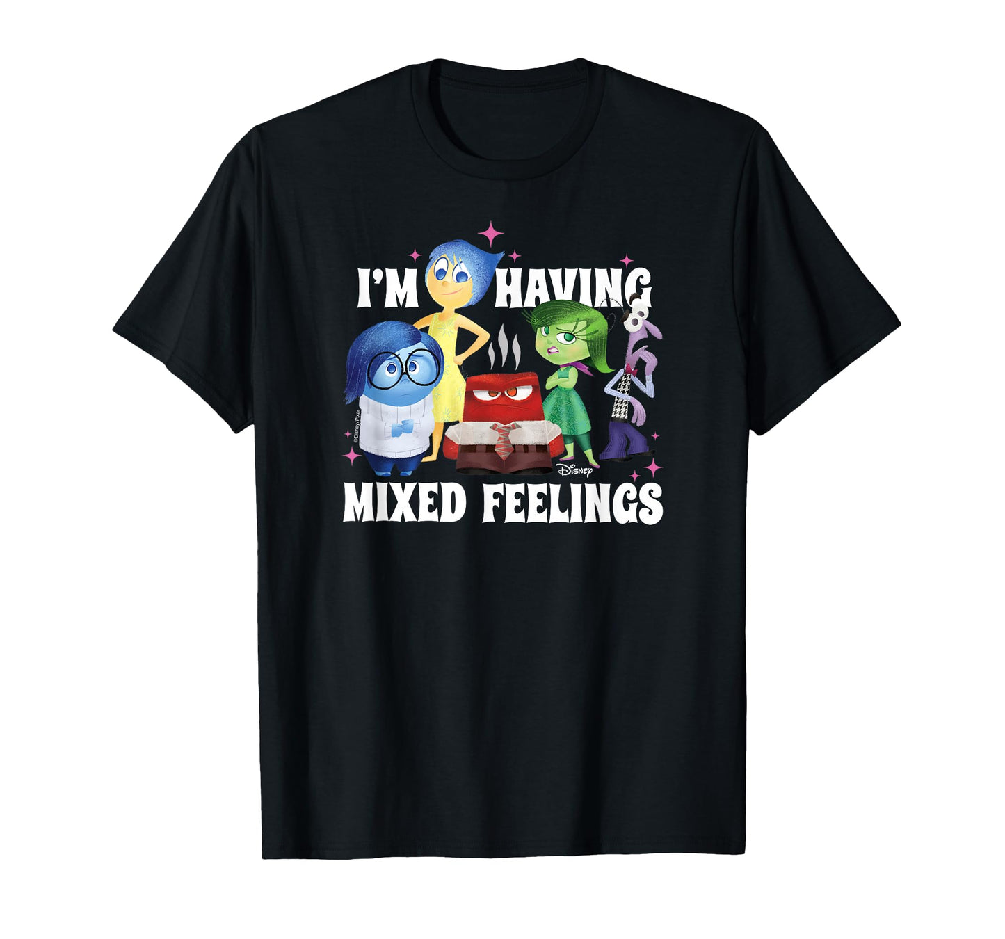 Inside Out - Joy Sadness Disgust Anger Fear Mixed Feelings T-Shirt