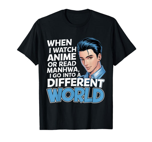 Anime Read Manhwa Otaku Manga Reader Manhwa Kawaii Anime T-Shirt