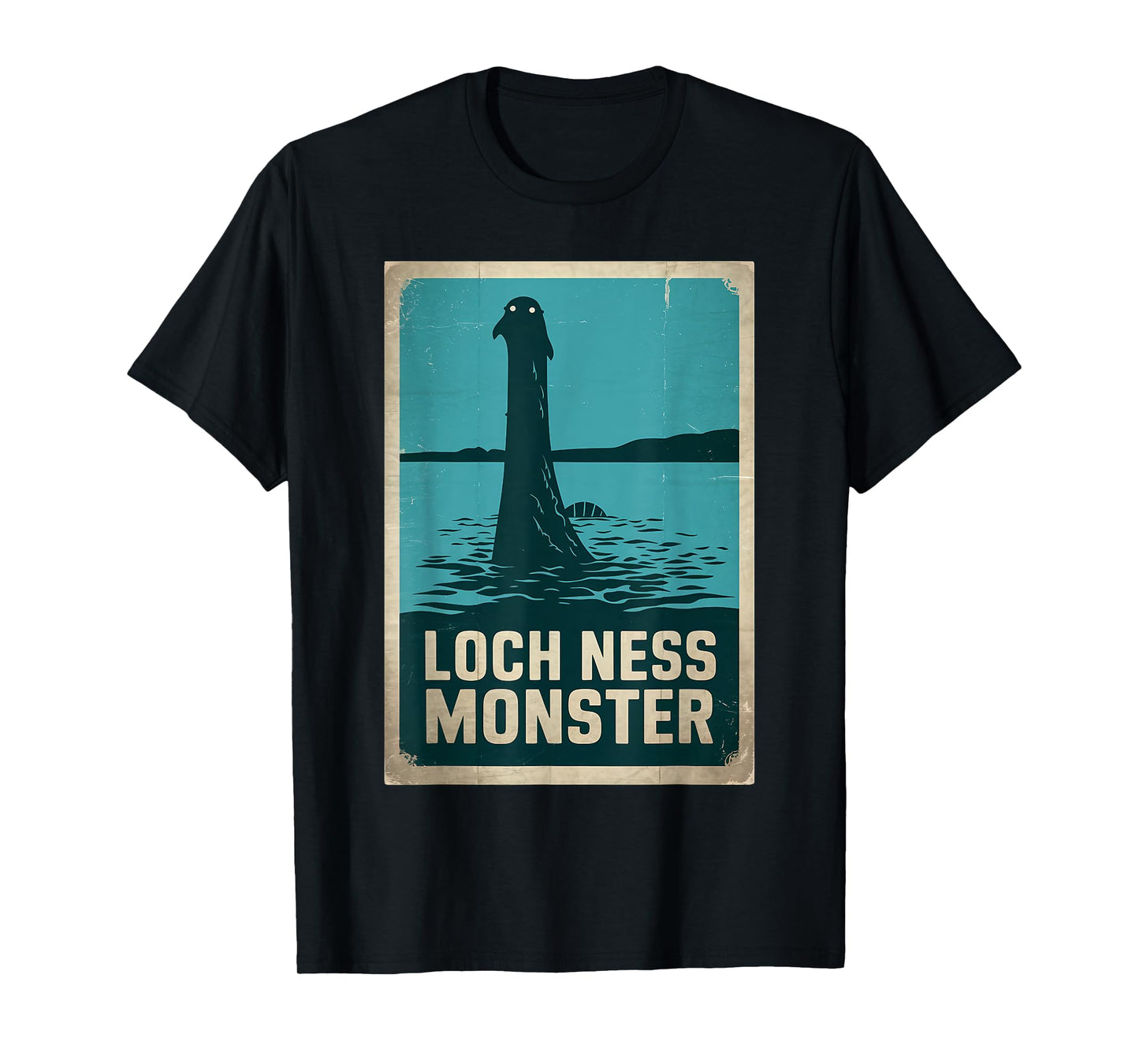 Mythical Creature Vintage Loch Ness Monster T-Shirt