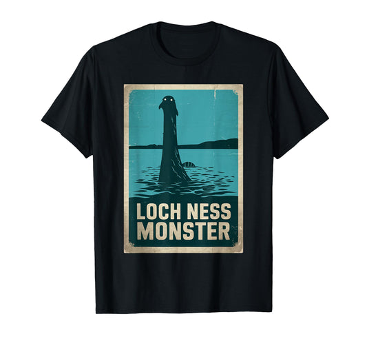 Mythical Creature Vintage Loch Ness Monster T-Shirt