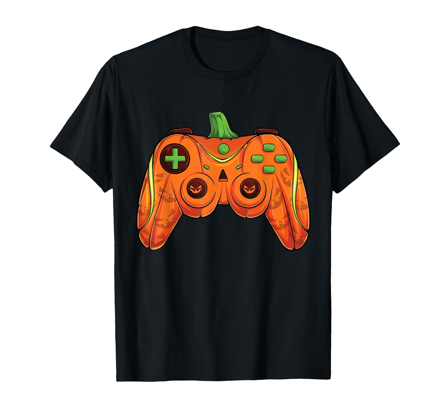 Halloween Gamer Pumpkin controller Video Gamer Kids Boys T-Shirt