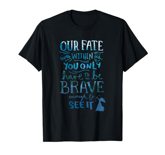 Disney Pixar Brave Our Fate Lies Within Us Merida Silhouette T-Shirt