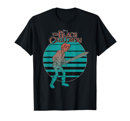 Disney The Black Cauldron Retro Movie Logo T-Shirt