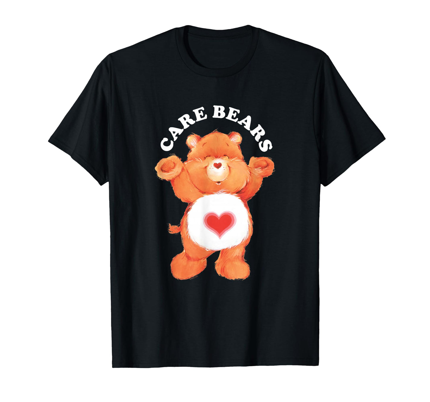 Care Bears Tenderheart Holding Logo Cute Cartoon T-Shirt