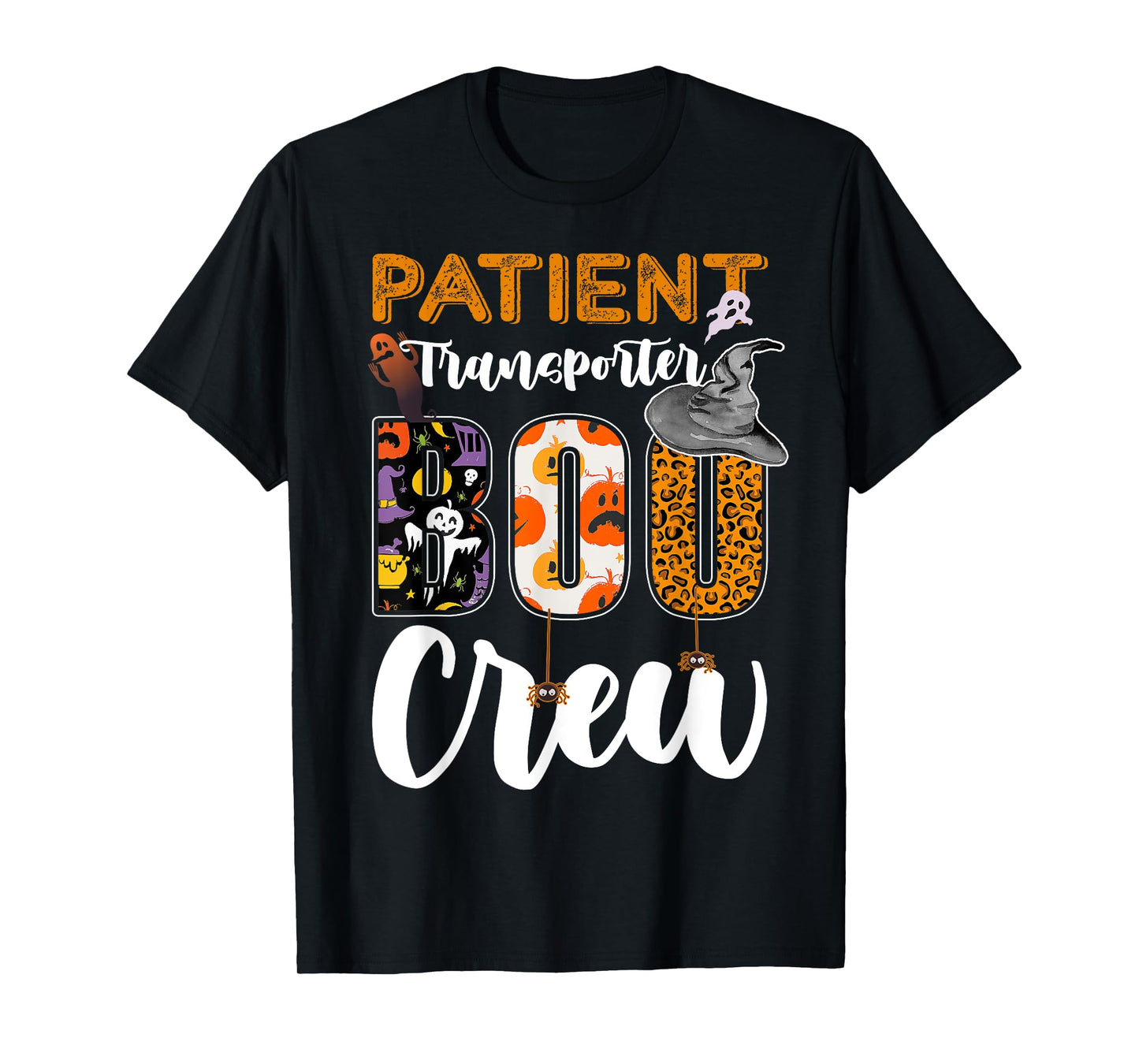 Patient Transporter Boo Crew Halloween Matching T-Shirt