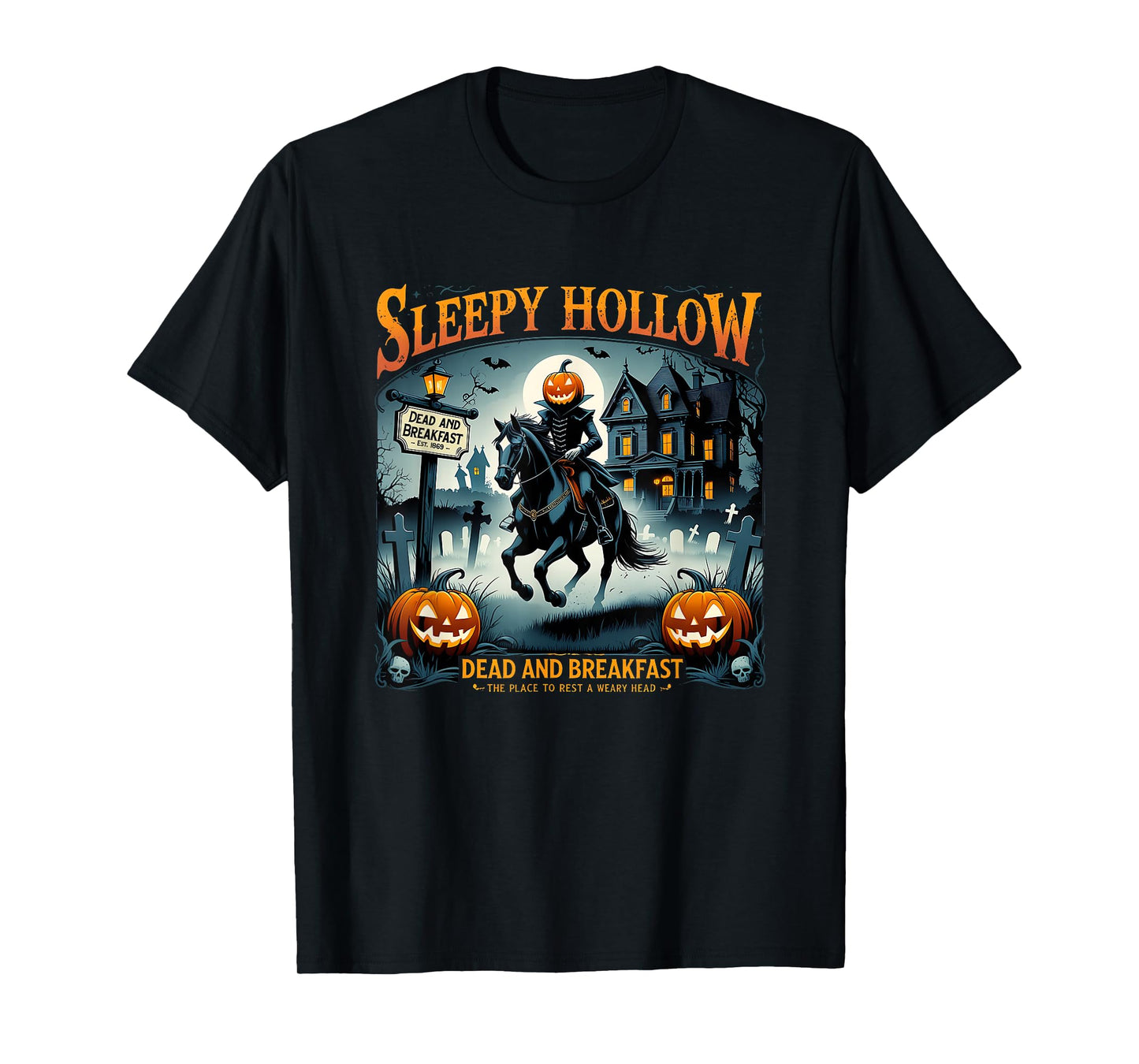 Sleepy Hollow Breakfast Spooky Halloween T-Shirt