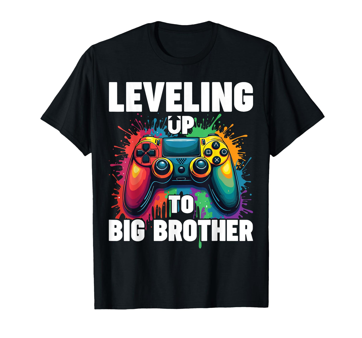 Promoted To Big Brother Gamer Leveling Up To Big Brother T-Shirt