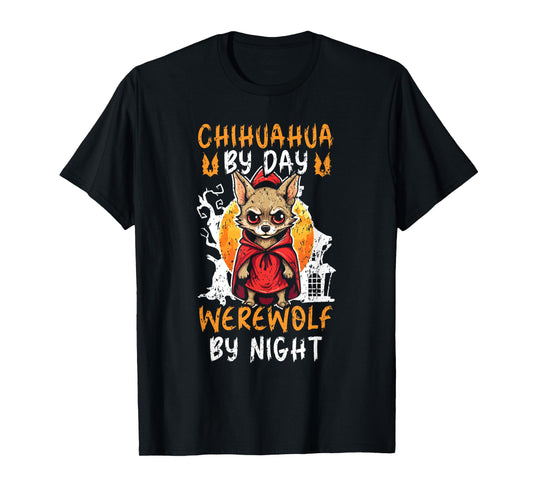 Chihuahua Halloween Puppy Trick Or Treat Spooky Dog Lover T-Shirt