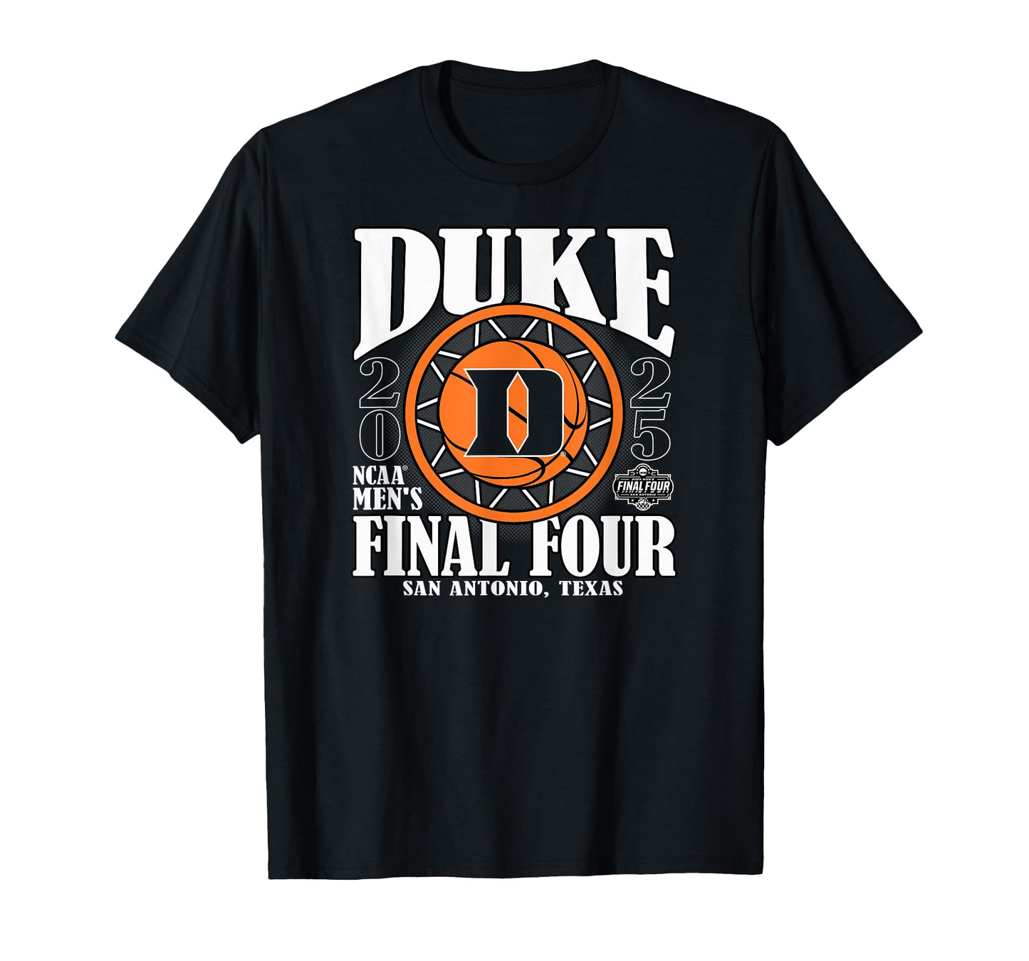 Duke Blue Devils Final Four 2025 Men's Basketball Dunk Royal T-Shirt