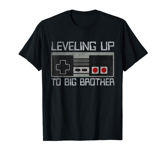 Leveling Up to Big Brother Promoted to Soon to Be Big Bro T-Shirt