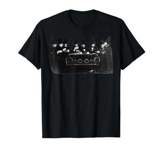 Vintage Witches Tea Party Victorian Witch T-Shirt