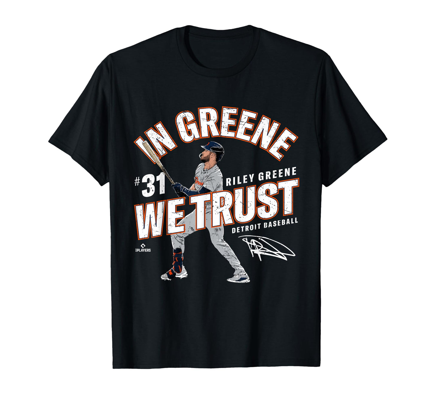 In Greene We Trust Riley Greene Detroit Baseball MLBPA T-Shirt