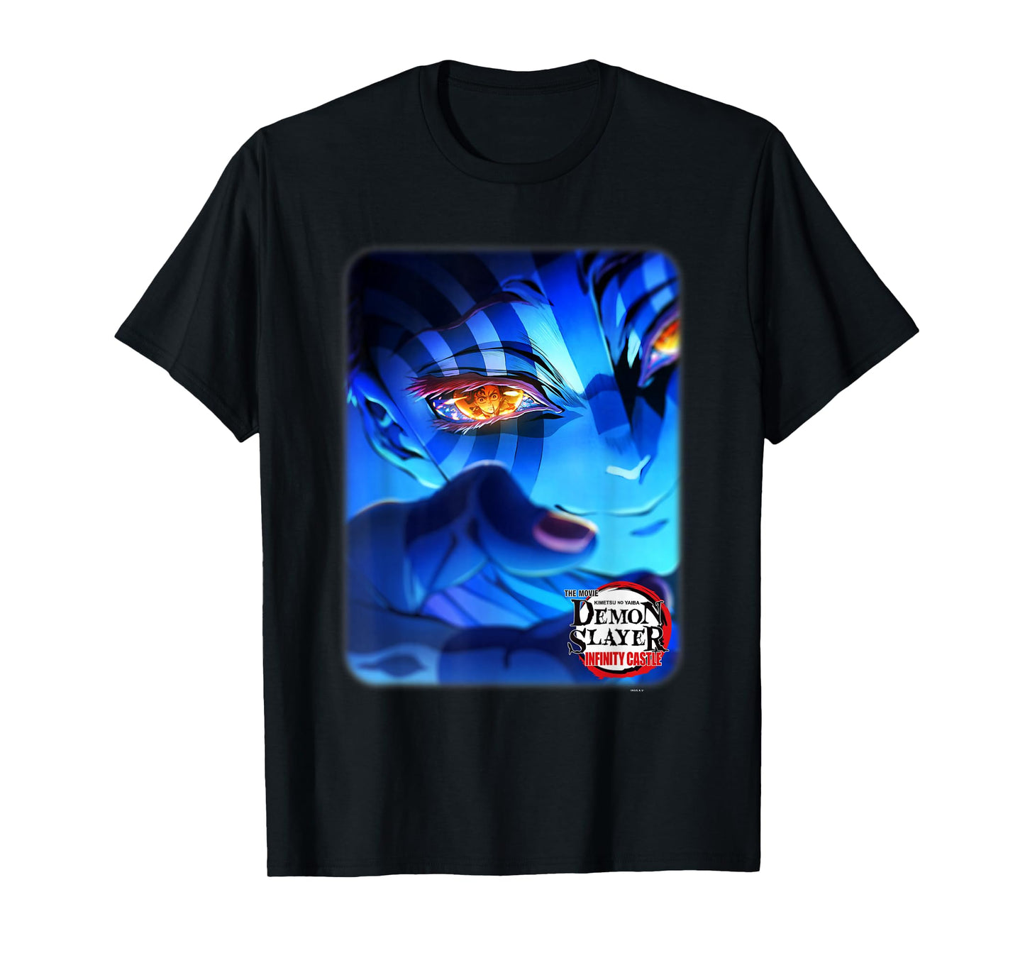 Demon Slayer: Infinity Castle Akaza Eye Reflection Art T-Shirt