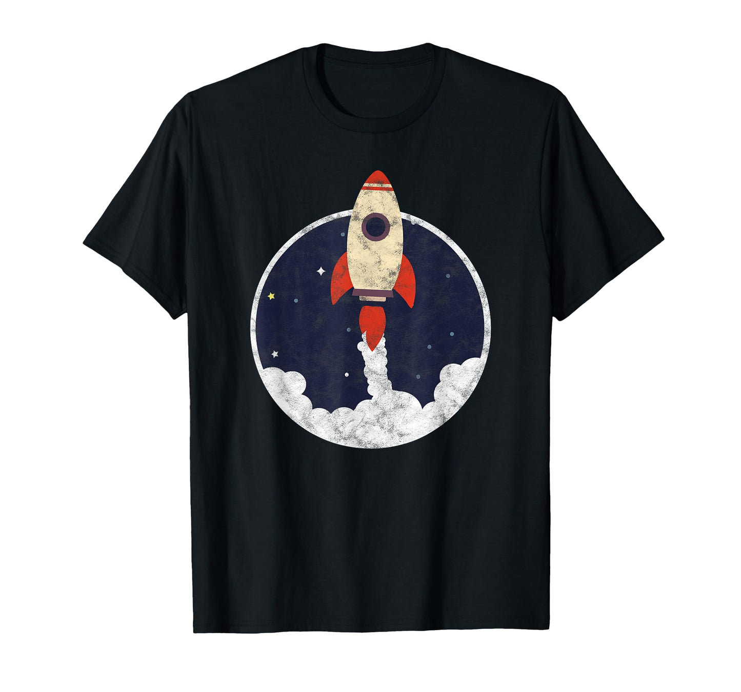 Space Shuttle Cute Little Rocket Spaceship Astronaut T-Shirt