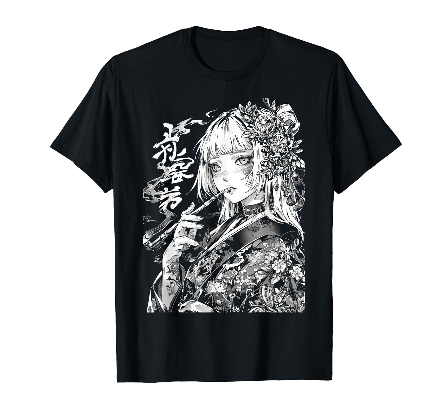 Waifu Anime Horror Girl Aesthetic T-Shirt