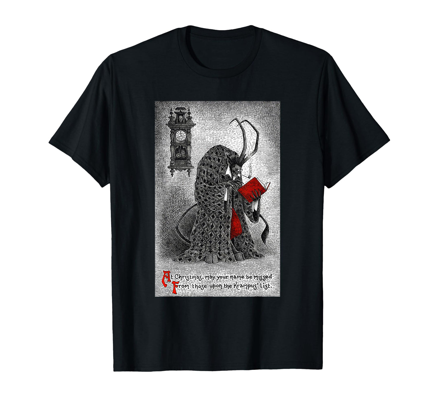 Krampusnacht Christmas Monster Krampus Lover Festive Horror T-Shirt