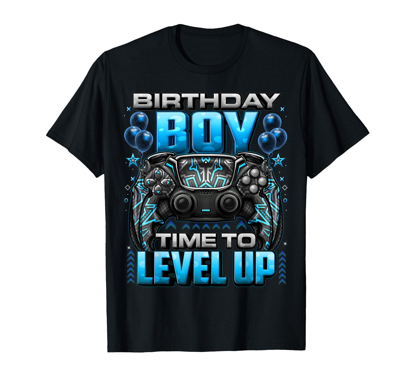 Birthday Boy Time to Level Up Shirt Video Gamer Birthday Boy T-Shirt