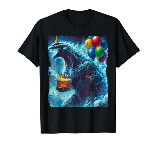 Funny Kaiju Birthday Japanese Monster Lover Birthday T-Shirt