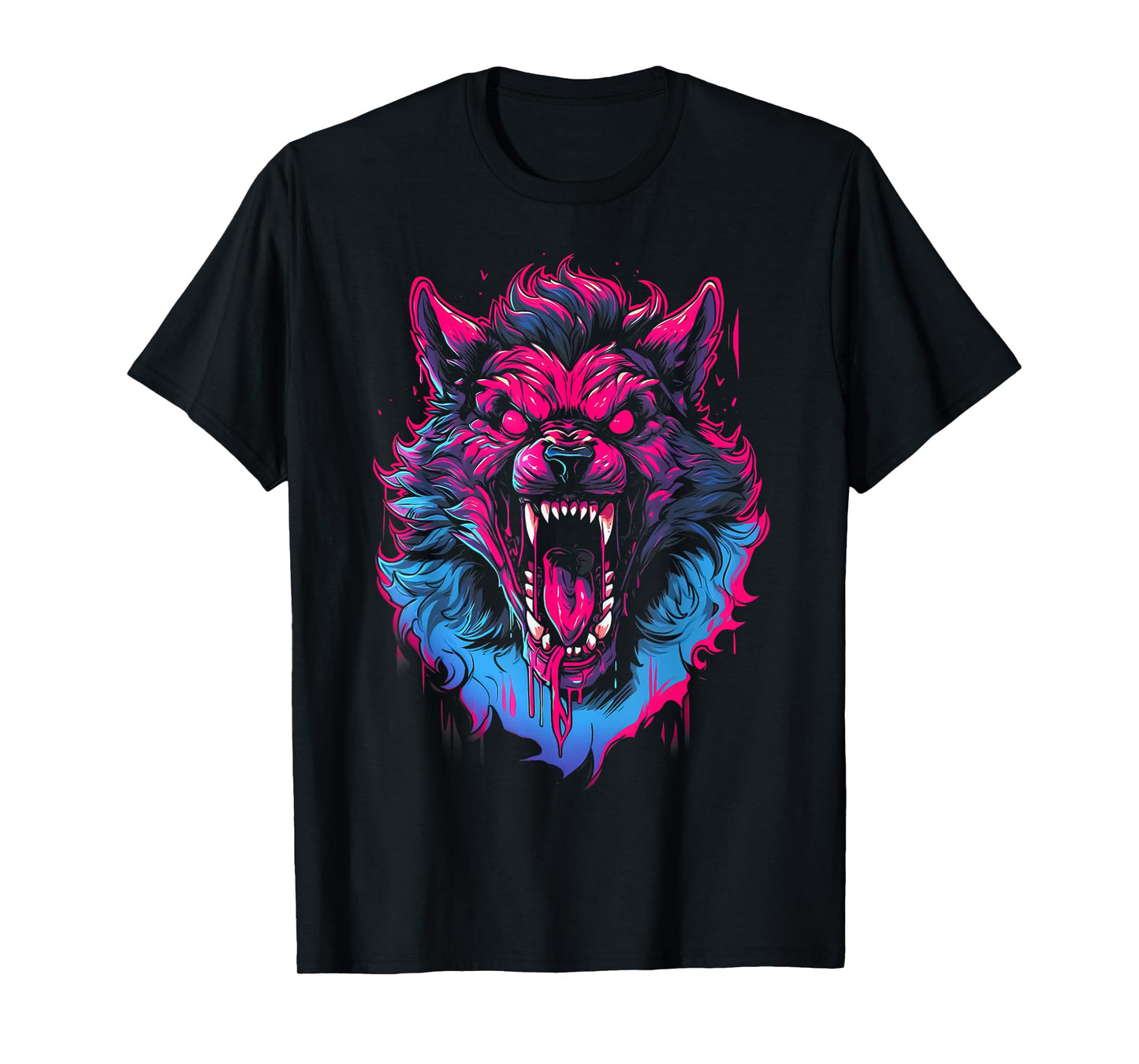Horror Werewolf Head Halloween Mythology Wolf Shifter Lycan T-Shirt