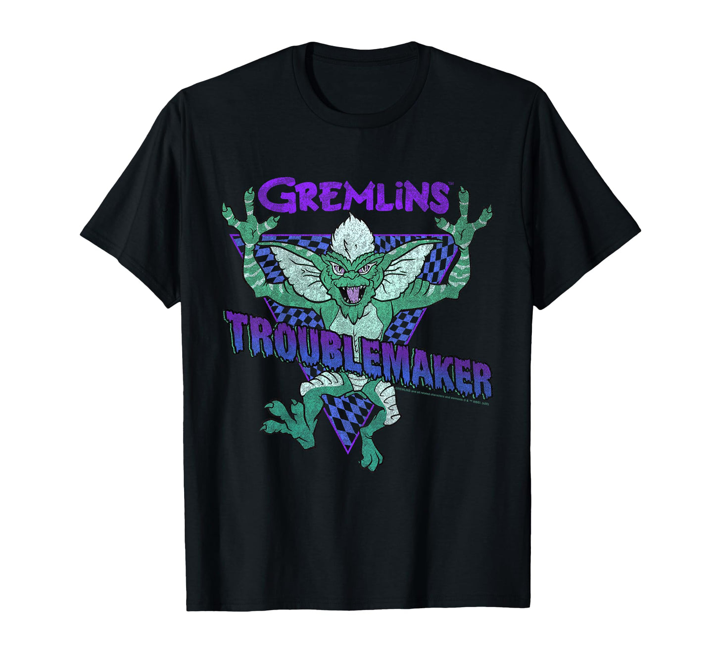 Kids Gremlins Stripe Troublemaker Portrait T-Shirt