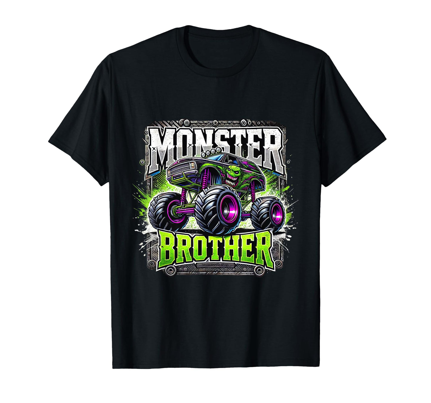 Monster Brother - Cool Monster Truck Design for Boys T-Shirt