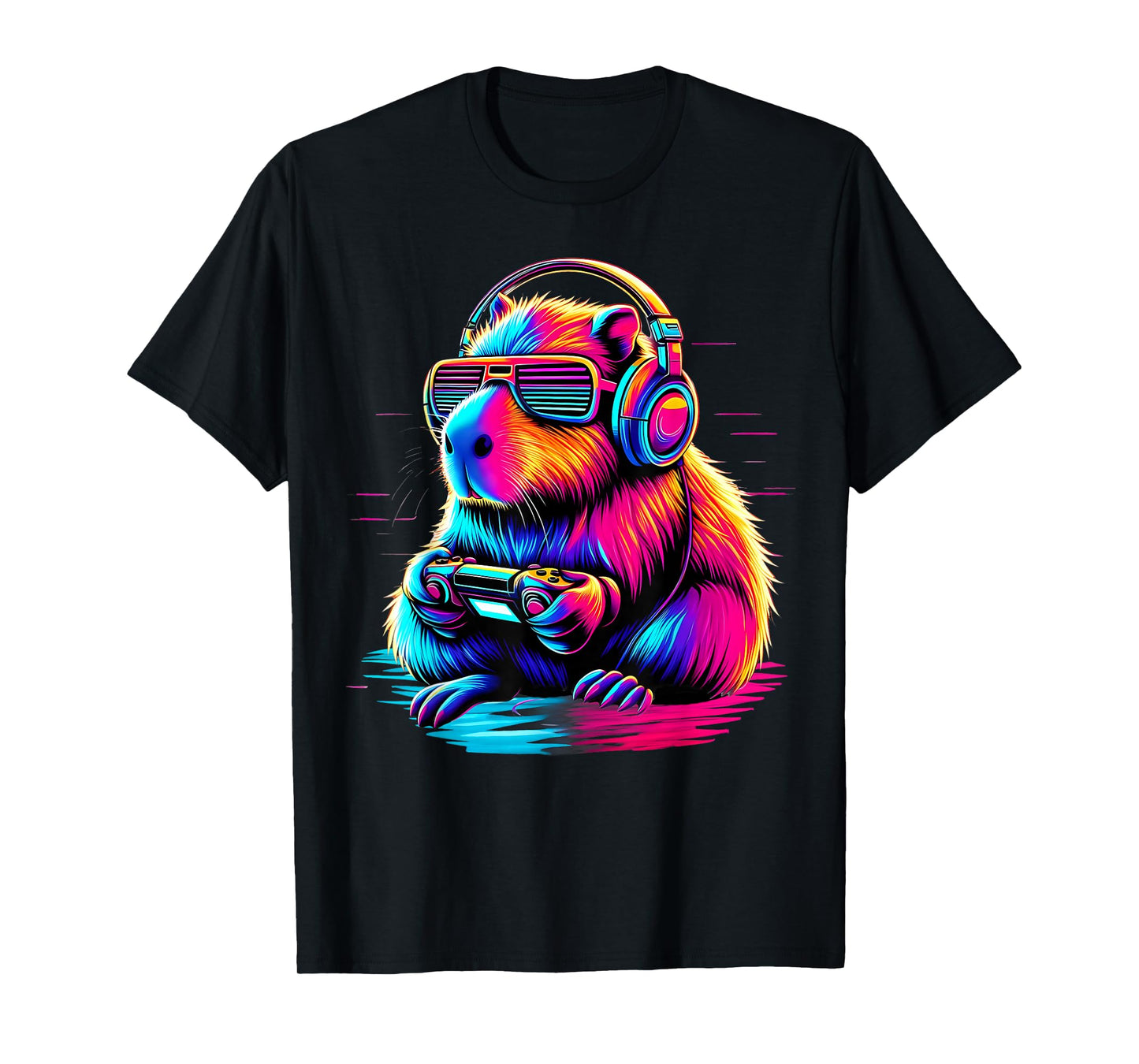 Capybara Funny Video Games Capybara T-Shirt