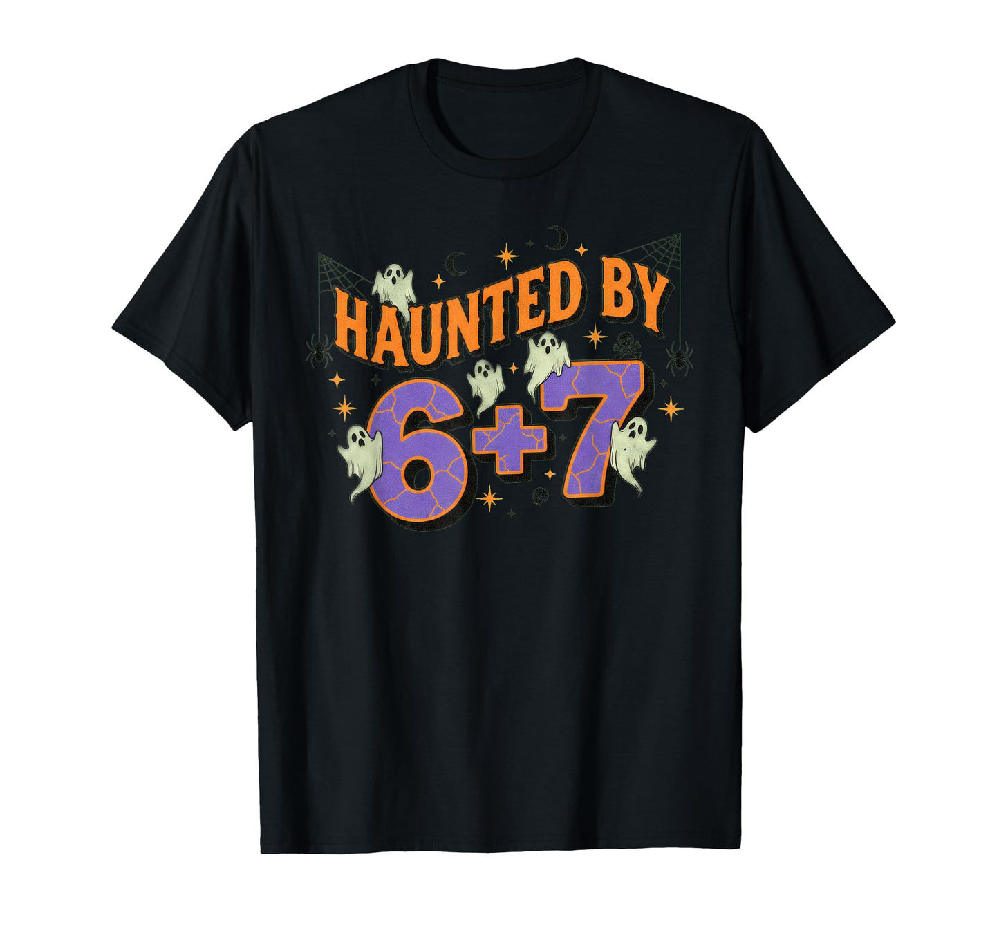 67 Meme Halloween Costume Haunted by 6-7 T-Shirt