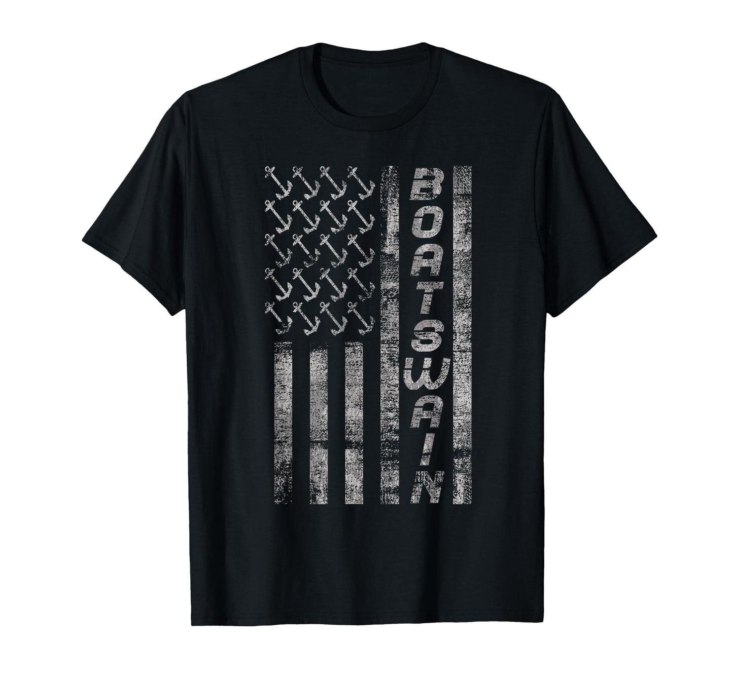 Boatswain Shipdeck Bosun Bos'n Ship US Patriot T-Shirt