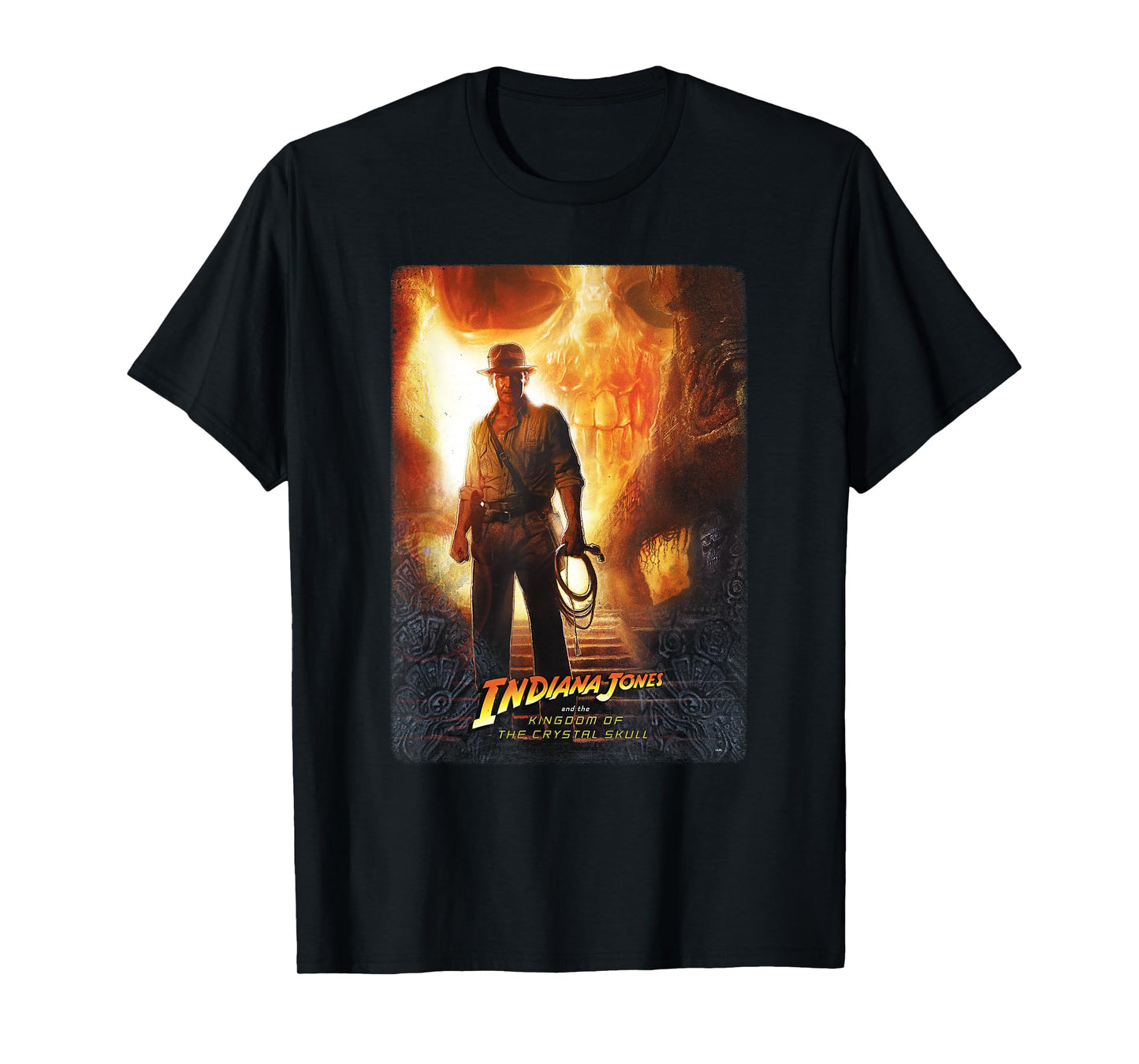 Lucasfilm Indiana Jones Kingdom of The Crystal Skull Poster T-Shirt