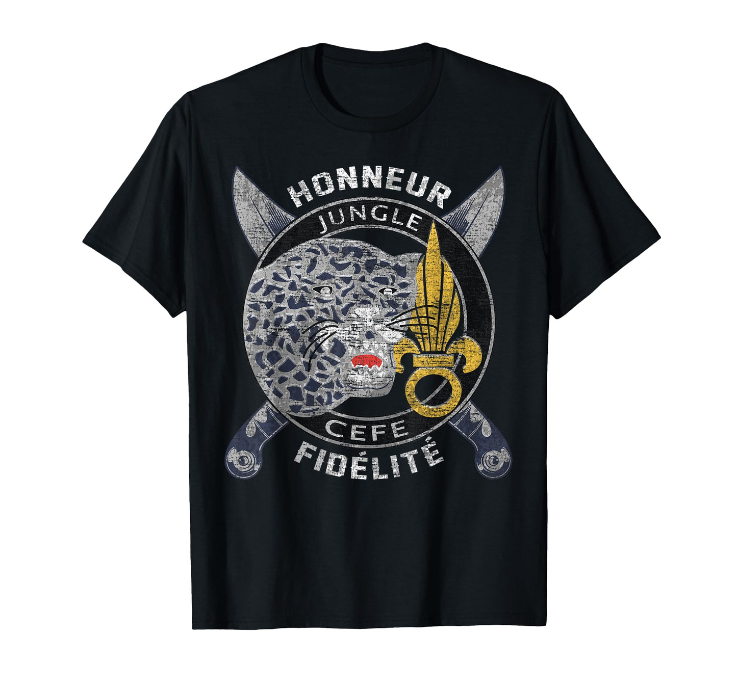 French Legion Etrangere Foreign French Army Jungle Warfare T-Shirt