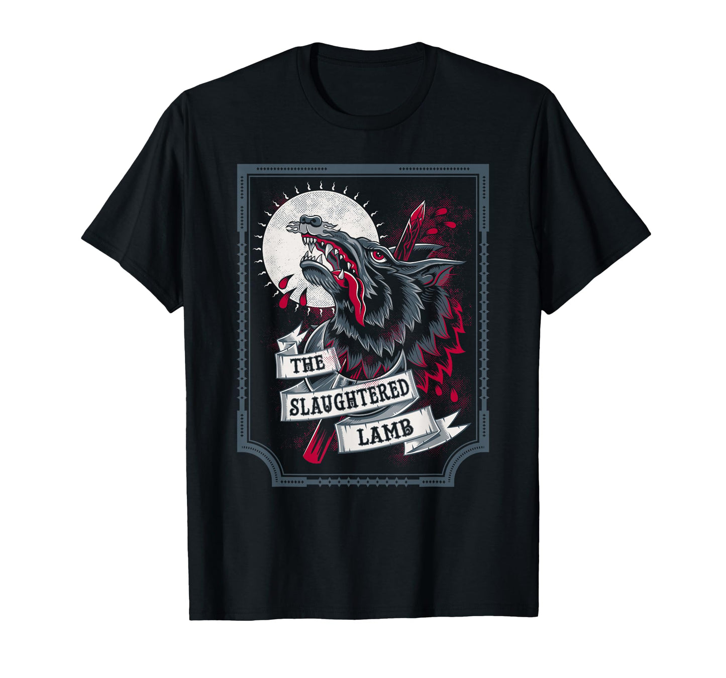 The Slaughtered Lamb - Wolf Head - Beer T-shirt T-Shirt