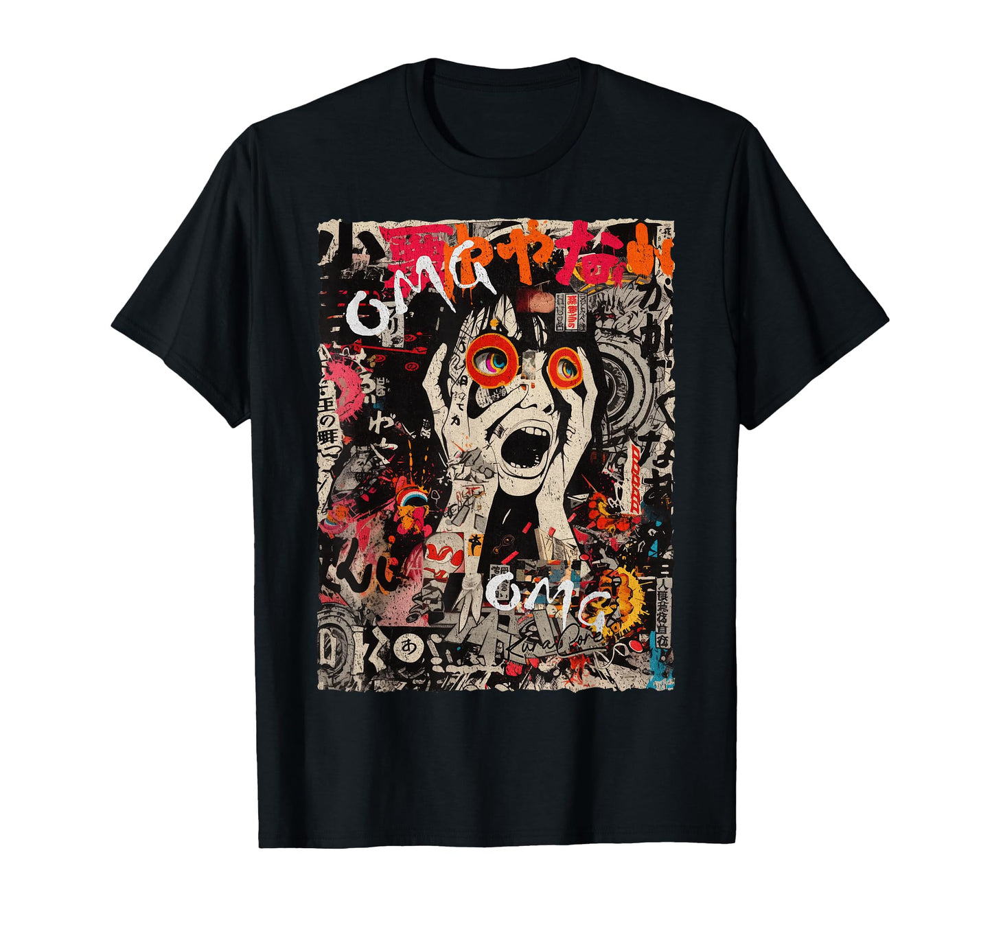 Japan Streetwear Cyberpunk Y2K Hip Hop Techwear Manga Anime T-Shirt